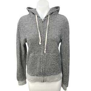 Ralph Lauren Denim & Supply Gray French Terry Full-Zip Hooded Hoodie Jacket XS